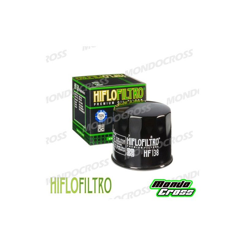 Filtro olio HIFLO CAGIVA, KAWASAKI, SUZUKI, APRILIA cod. HF138