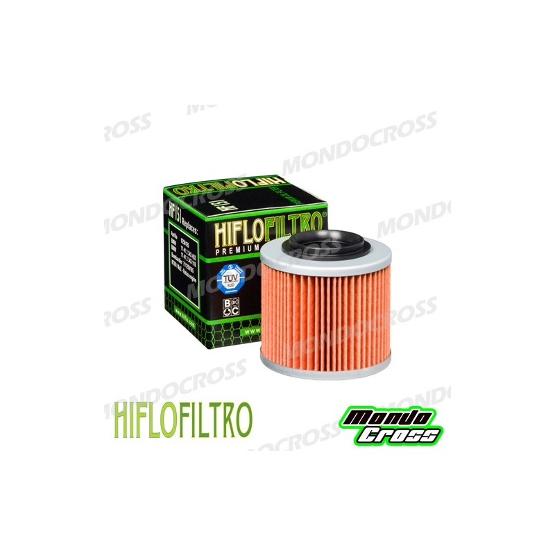 Filtro olio HIFLO APRILIA, BMW, ROTAX, BMW cod. HF151