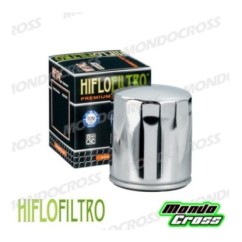 Filtro olio HIFLO Cromato HARLEY DAVIDSON cod. HF174C