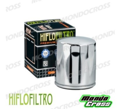 Filtro olio HIFLO Cromato HARLEY DAVIDSON cod. HF174C