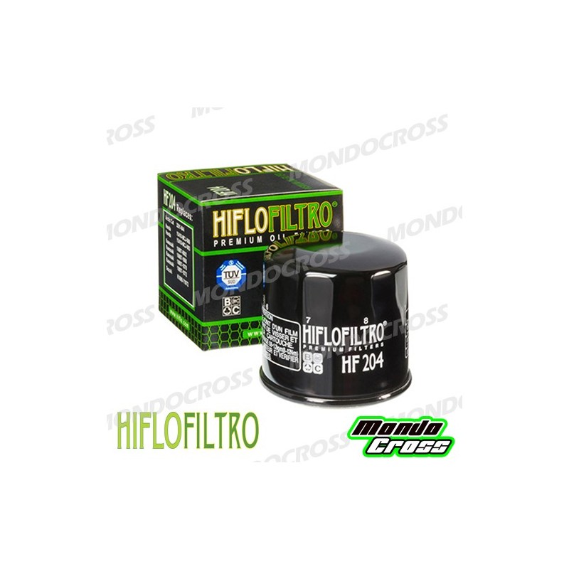 Filtro olio HIFLO HONDA, KAWASAKI, MV AGUSTA, TRIUMPH, YAMAHA, HONDA, YAMAHA, HONDA cod. HF204