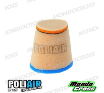 Filtro aria spugna POLIAIR 3 strati Ø inferiore 12 cm - Ø superiore 8 cm - Altezza 12 cm SWM cod. PA2432