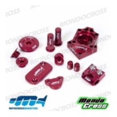 kit particolari in ergal MXM rosso HONDA cod. AVK001