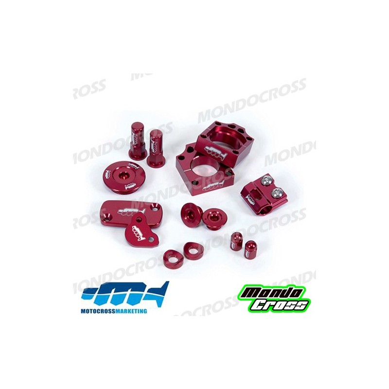 kit particolari in ergal MXM rosso HONDA cod. AVK002