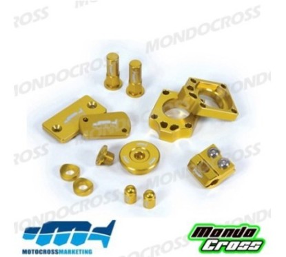 kit particolari in ergal MXM giallo SUZUKI cod. AVK005