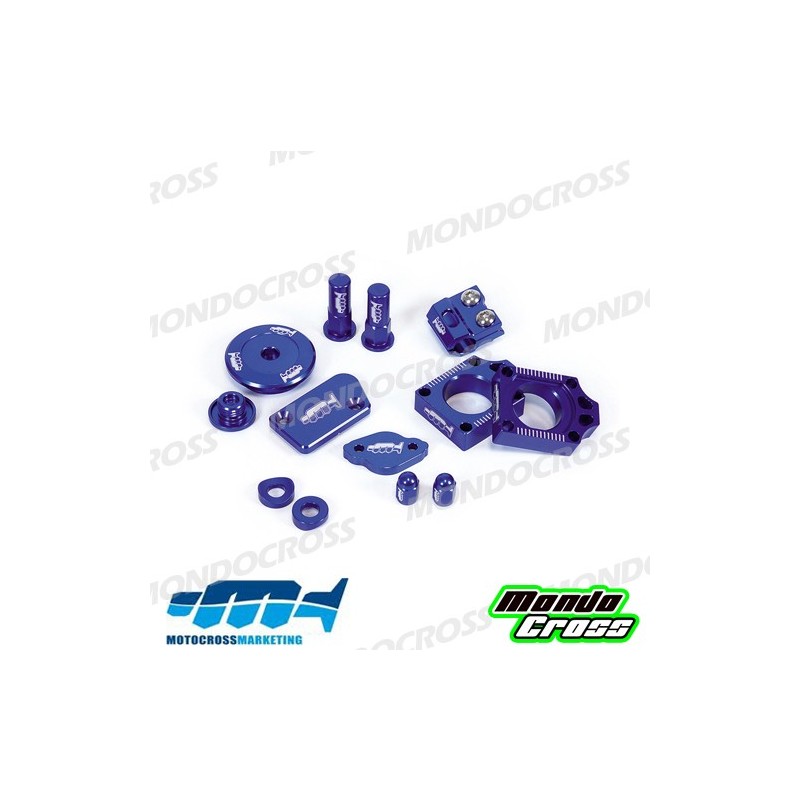kit particolari in ergal MXM blu YAMAHA cod. AVK006