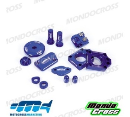 kit particolari in ergal MXM blu YAMAHA cod. AVK006