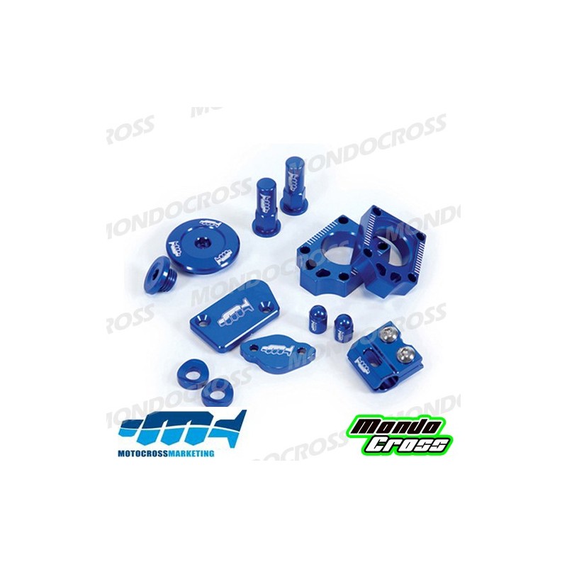 kit particolari in ergal MXM blu YAMAHA cod. AVK007