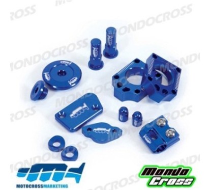 kit particolari in ergal MXM blu YAMAHA cod. AVK007