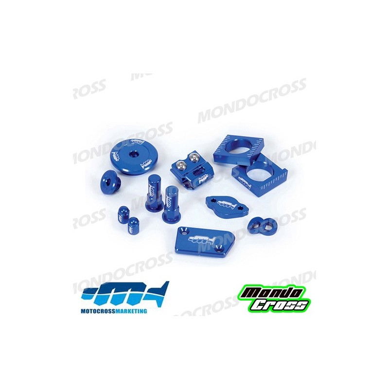 kit particolari in ergal MXM blu YAMAHA cod. AVK008