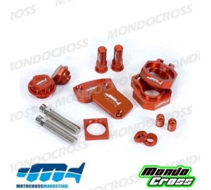 kit particolari in ergal MXM arancione KTM cod. AVK009