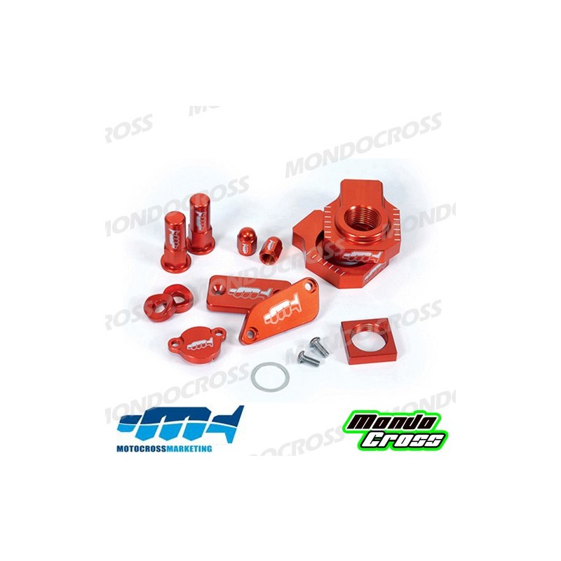 kit particolari in ergal MXM arancione KTM cod. AVK010