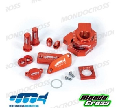 kit particolari in ergal MXM arancione KTM cod. AVK010