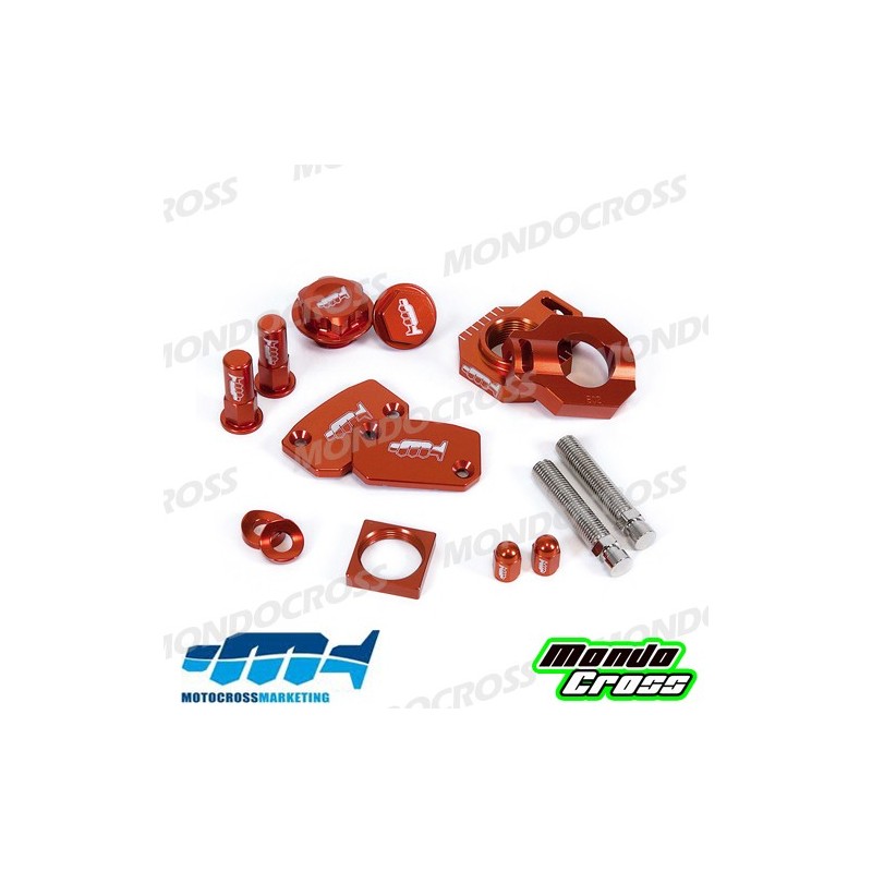 kit particolari in ergal MXM arancione KTM cod. AVK012