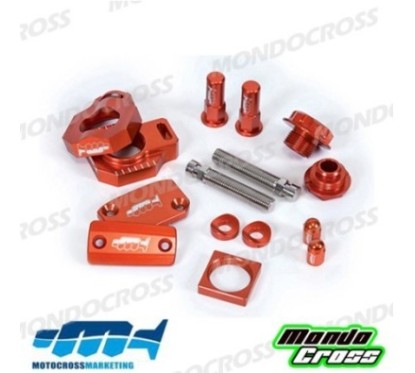kit particolari in ergal MXM arancione KTM cod. AVK013