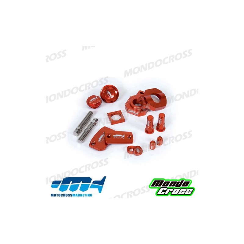kit particolari in ergal MXM arancione KTM cod. AVK014