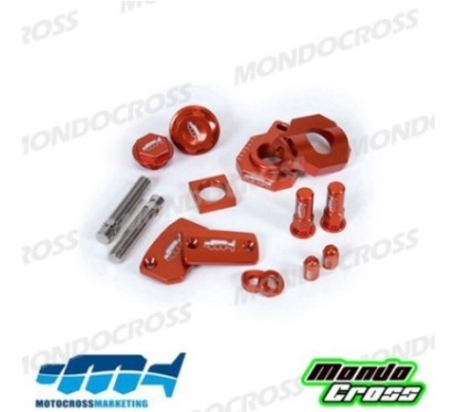 kit particolari in ergal MXM arancione KTM cod. AVK014