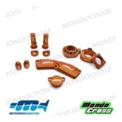kit particolari in ergal MXM arancione KTM cod. AVK016
