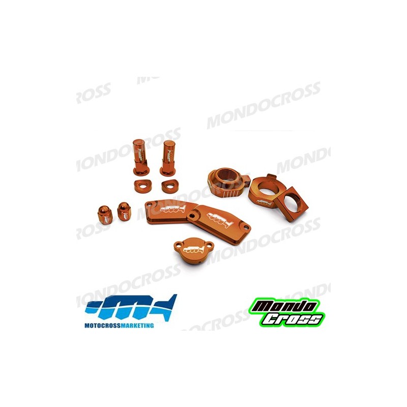 kit particolari in ergal MXM arancione KTM cod. AVK016