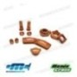 kit particolari in ergal MXM arancione KTM cod. AVK016