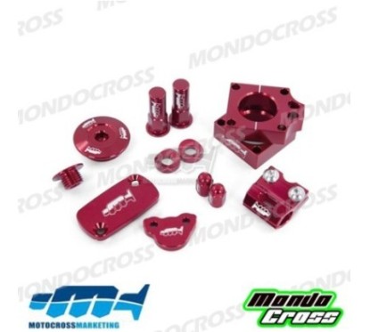 kit particolari in ergal MXM rosso HONDA cod. AVK018