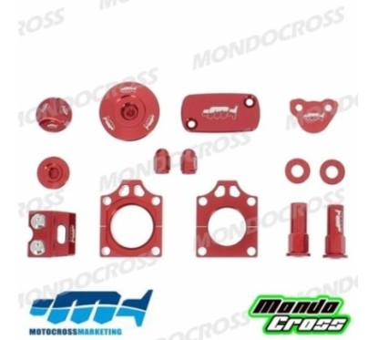 kit particolari in ergal MXM rosso HONDA cod. AVK019