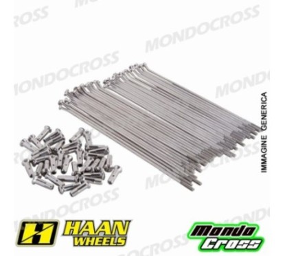 Kit raggi rinforzati HAAN WHEELS 21'' argento SUZUKI cod. RH254301