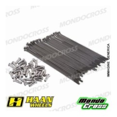 Kit raggi rinforzati HAAN WHEELS 18'' Nero GAS GAS, HUSABERG, HUSQVARNA, KTM cod. RH253402N