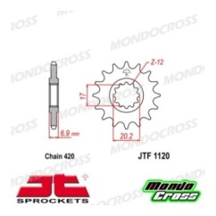 Pignone acciaio JT Passo 420, 11 denti, Piatto APRILIA, BETA, MINARELLI cod. JTF1120.11