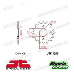 Pignone acciaio JT Passo 420, 15 denti HONDA cod. JTF1256.15
