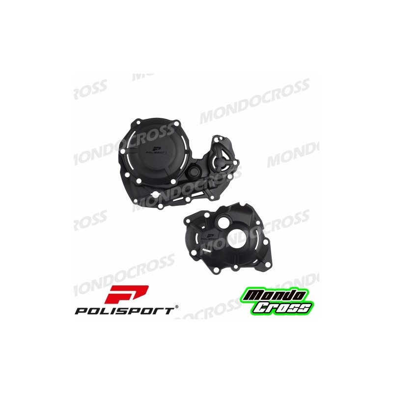 Protezione coperchi motore POLISPORT Nero YAMAHA cod. P91347