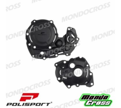 Protezione coperchi motore POLISPORT Nero YAMAHA cod. P91347