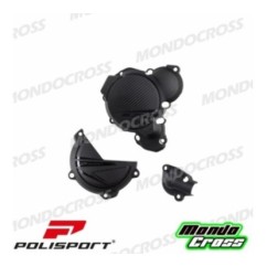 Protezione coperchi motore POLISPORT Nero KTM cod. P91375