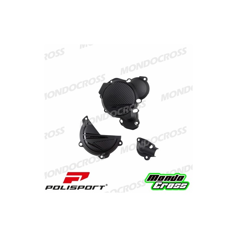 Protezione coperchi motore POLISPORT Nero KTM cod. P91375