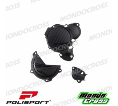 Protezione coperchi motore POLISPORT Nero KTM cod. P91375