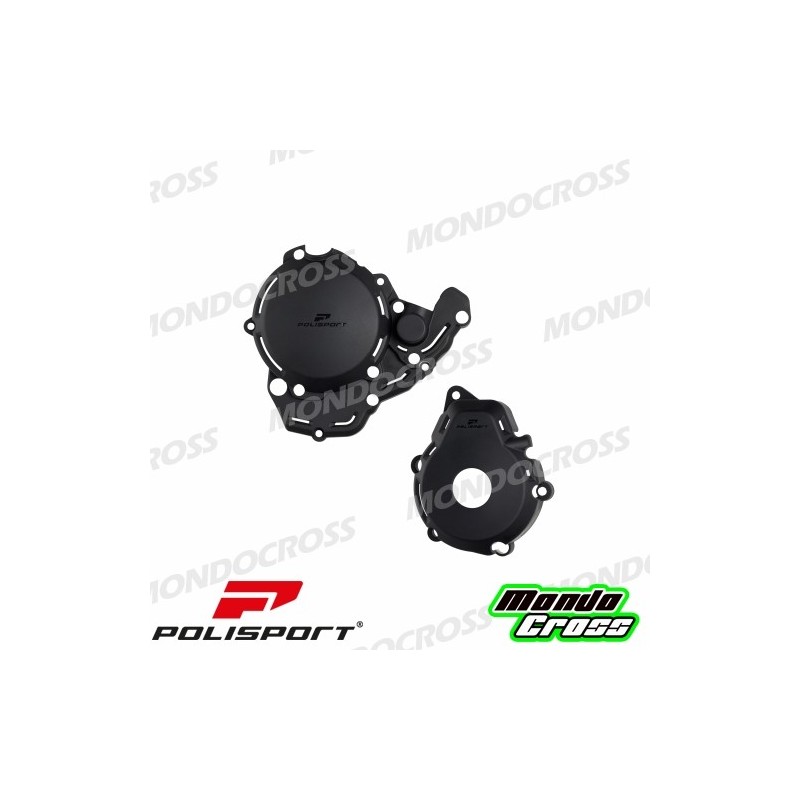 Protezione coperchi motore POLISPORT Nero KTM cod. P91376