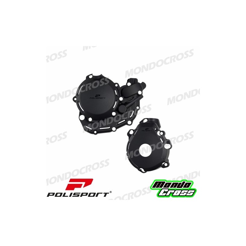 Protezione coperchi motore POLISPORT Nero KTM cod. P91377