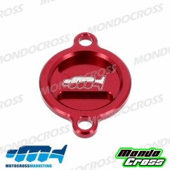 coperchio filtro olio MXM Rosso GAS GAS cod. AV3288R