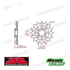 Pignone acciaio JT Passo 520, 13 denti SUZUKI cod. JTF1443.13SC