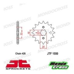 Pignone acciaio JT Passo 428, 14 denti BETA, HM, YAMAHA cod. JTF1550.14