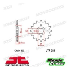 Pignone acciaio JT Passo 520, 14 denti HONDA cod. JTF281.14