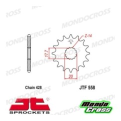 Pignone acciaio JT Passo 428, 14 denti YAMAHA cod. JTF558.14