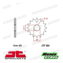 Pignone acciaio JT Passo 520, 12 denti GAS GAS, YAMAHA cod. JTF564.12