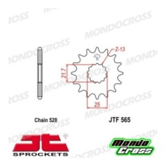 Pignone acciaio JT Passo 520, 14 denti FANTIC, KAWASAKI, YAMAHA cod. JTF565.14SC