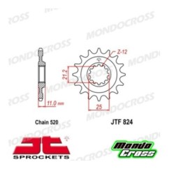 Pignone acciaio JT Passo 520, 13 denti HUSQVARNA cod. JTF824.13SC
