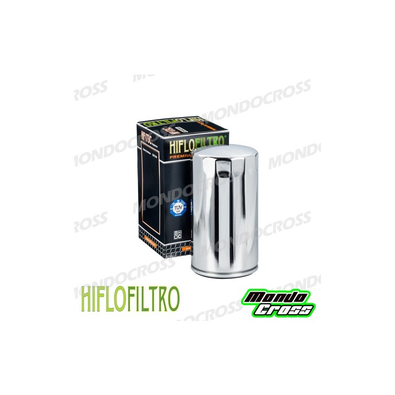 Filtro olio HIFLO Cromato HARLEY DAVIDSON cod. HF173C
