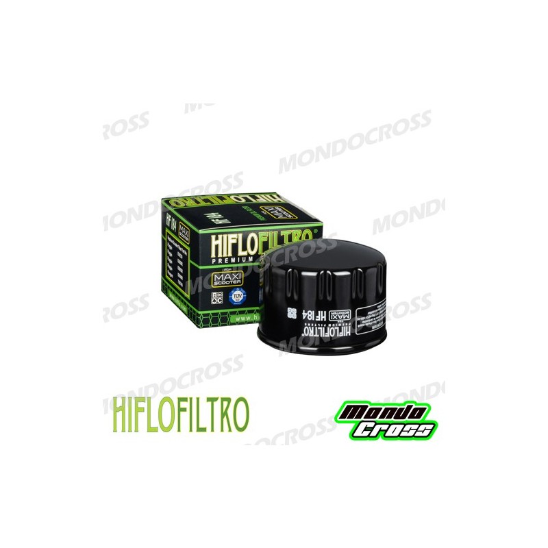 Filtro olio HIFLO APRILIA, GILERA, MALAGUTI, PEUGEOT, PIAGGIO cod. HF184
