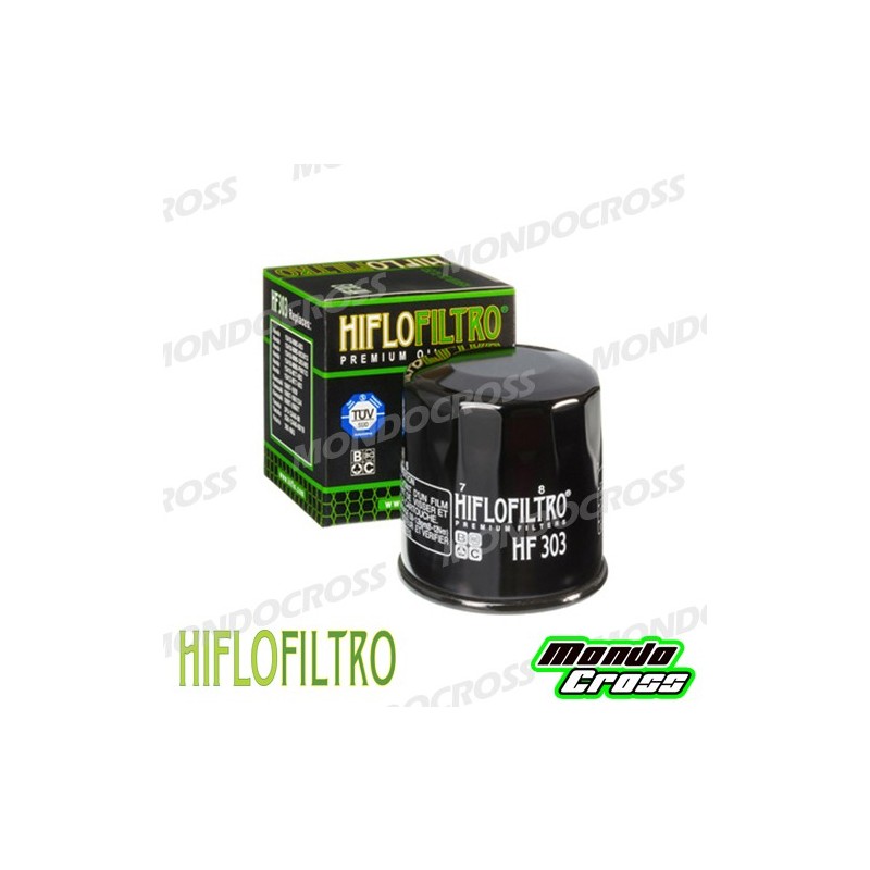 Filtro olio HIFLO HONDA, KAWASAKI, POLARIS, YAMAHA cod. HF303